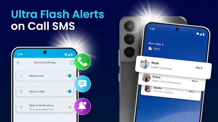 Ultra Flash Alerts on Call SMS screenshot 7