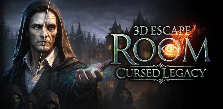 3D Escape Room: Cursed Legacy — Android game banner