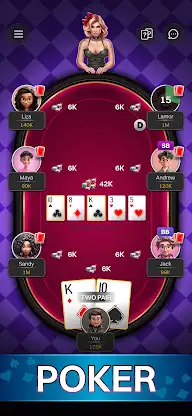 River Run: Texas Holdem Poker screenshot 1