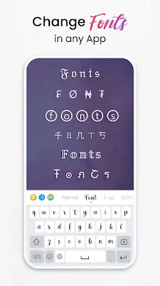 Fonts Keyboard Style screenshot 1