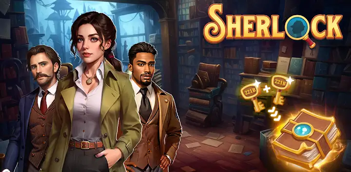 Sherlock: Mystery Merge Puzzle — Android game banner