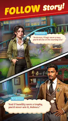 Sherlock: Mystery Merge Puzzle screenshot 7