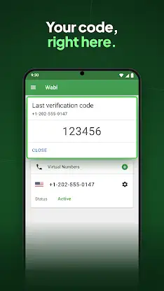 Wabi - Virtual Phone Number screenshot 3