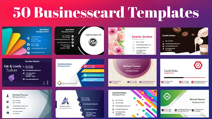 Business Card Maker screenshot 1