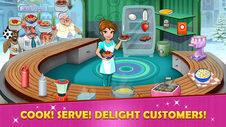 Kitchen story: Food Fever Game screenshot 1