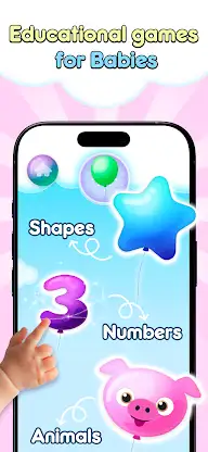 Baby Balloons pop screenshot 1