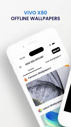 Wallpaper For Vivo X80 Offline screenshot 2