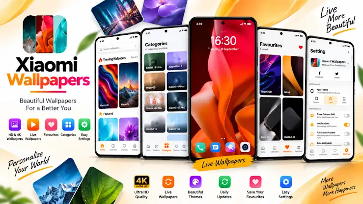 Wallpapers For Xiaomi HD - 4K screenshot 1
