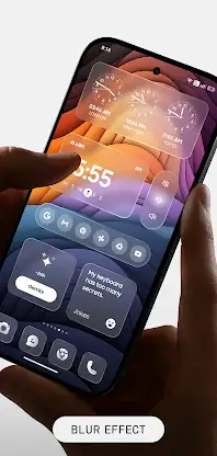 Liquid Glass Widgets : Blur screenshot 6
