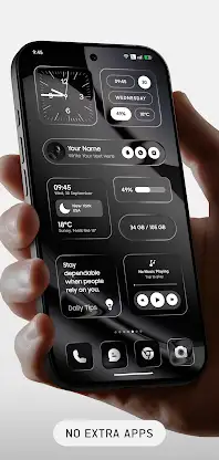 Liquid Glass Widgets : Blur screenshot 8