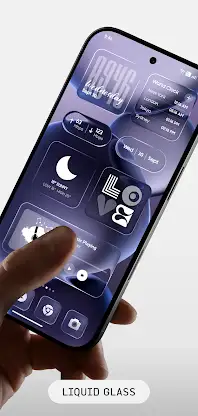 Liquid Glass Widgets : Blur screenshot 2