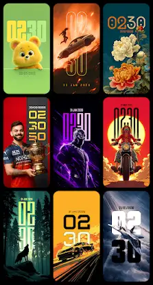 DepthX - Live Clock Wallpapers screenshot 3