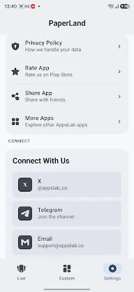Paperland Live Wallpaper screenshot 3