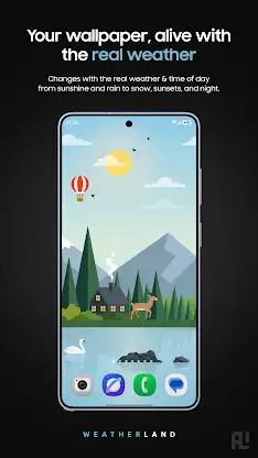 WeatherLand : Live Wallpaper screenshot 1