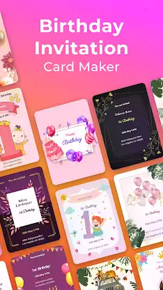 Birthday Invitation Card Maker screenshot 2