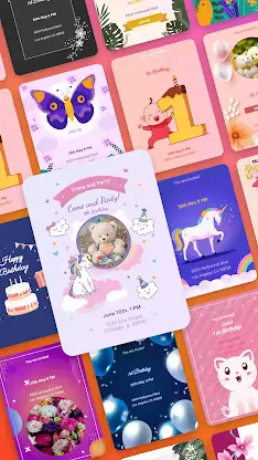 Birthday Invitation Card Maker screenshot 1