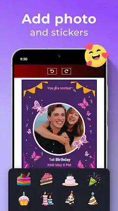 Birthday Invitation Card Maker screenshot 3