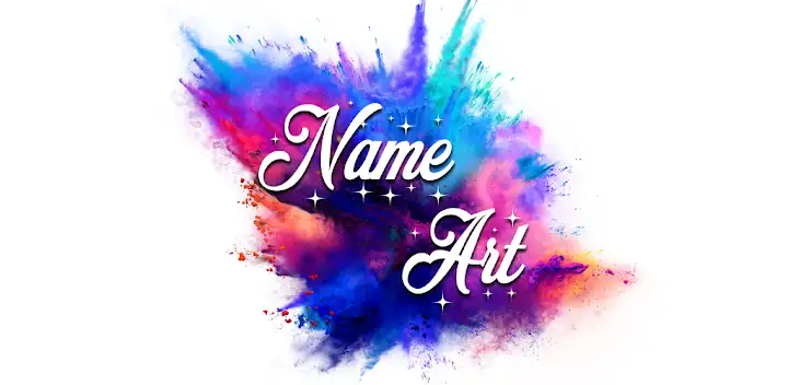 Smoke Name Art Maker — Android app banner