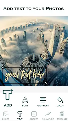 Watermark: Logo, Text on Photo screenshot 2