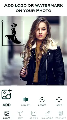 Watermark: Logo, Text on Photo screenshot 1