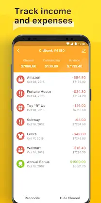 Checkbook - Account Tracker screenshot 2