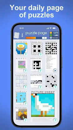 Puzzle Page - Daily Puzzles! screenshot 1