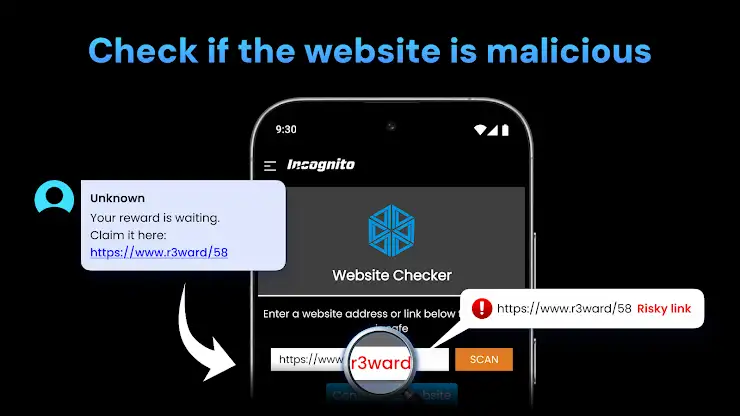 Incognito: Phone Privacy screenshot 2