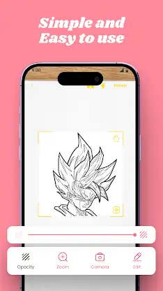 Anime Sketch: Cute Drawing App screenshot 4