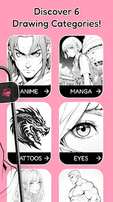 Draw Anime: Trace & Sketch screenshot 2