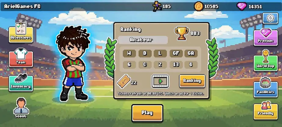 Pocket Football screenshot 2