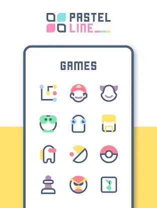 PastelLine IconPack screenshot 7