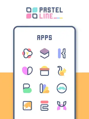 PastelLine IconPack screenshot 5