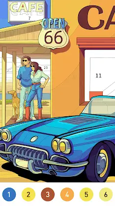 Nostalgia Color by number game screenshot 7