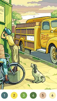 Nostalgia Color by number game screenshot 6