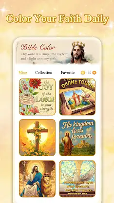 Bible Color Paint By Number screenshot 4