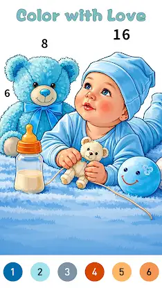 Cradle Color By Number screenshot 1