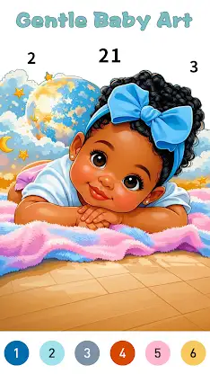 Cradle Color By Number screenshot 2