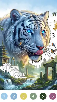 Whimsy Color By Number Game screenshot 3