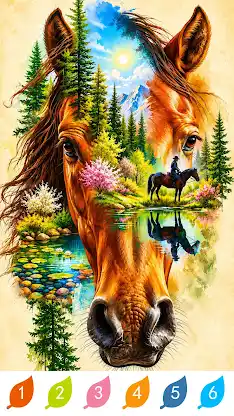 Nature Color By Number Games screenshot 6