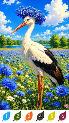 Nature Color By Number Games screenshot 3
