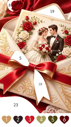 Wedding Color Paint By Number screenshot 4