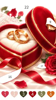 Wedding Color Paint By Number screenshot 2