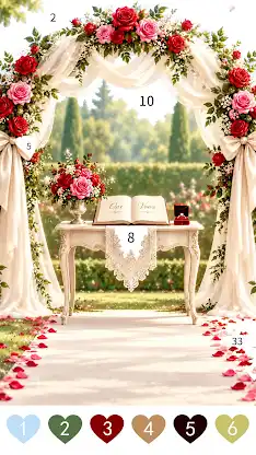 Wedding Color Paint By Number screenshot 3
