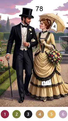 Victorian Coloring Book screenshot 2