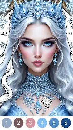Fantasy Color By Number Game screenshot 5