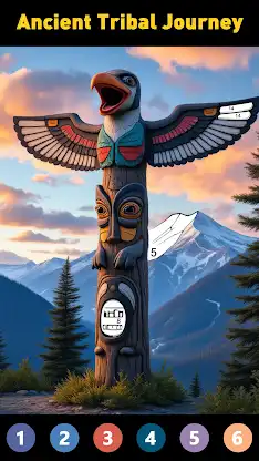 Tribal Art Coloring Book screenshot 5