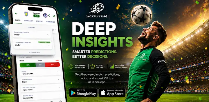 Football Tips AI - Scouter — Android app banner