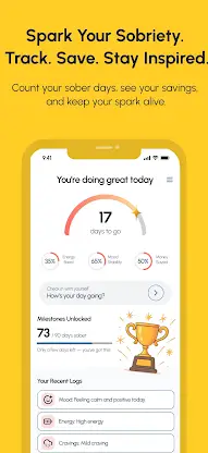Sober Spark - Quit Alcohol screenshot 1