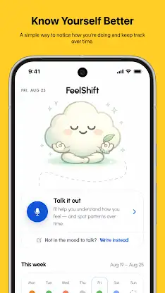 FeelShift - Daily Mood Tracker screenshot 1