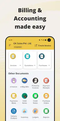 GimBooks: Invoice, Billing App screenshot 1